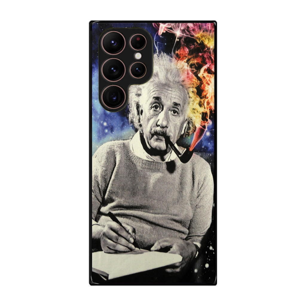 Albert Einstein Smoking Galaxy S22 Ultra 5G Case