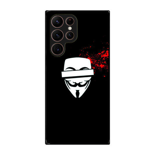 Anonymous Blood Splashes Galaxy S22 Ultra 5G Case