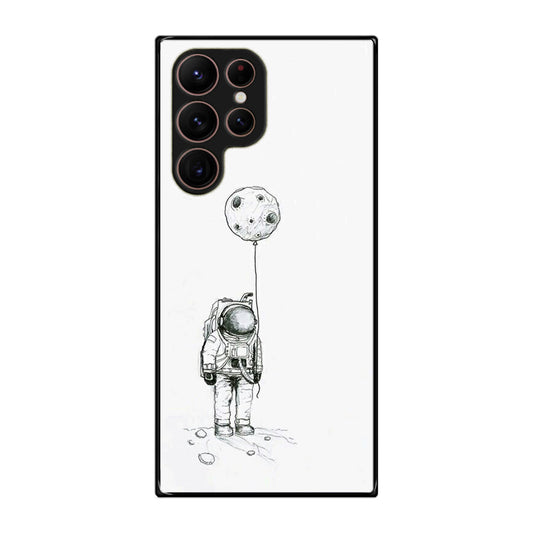 Astronaut Moon Balloon Galaxy S22 Ultra 5G Case