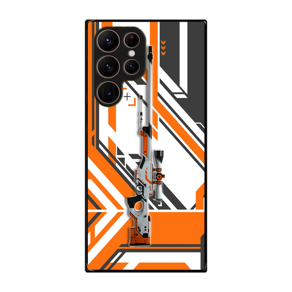 AWP Asiimov Galaxy S22 Ultra 5G Case