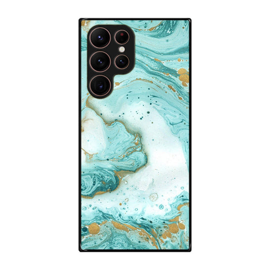 Azure Water Glitter Galaxy S22 Ultra 5G Case