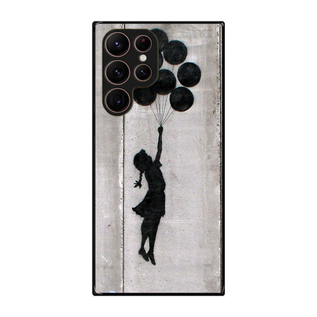 Banksy Girl With Balloons Galaxy S22 Ultra 5G Case