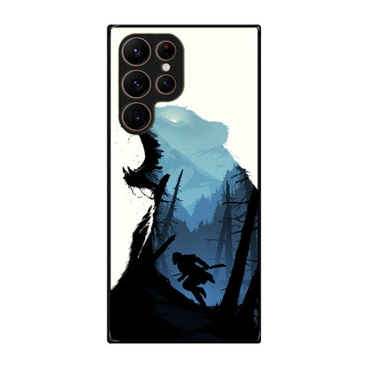 Bear Hunter Art Galaxy S22 Ultra 5G Case