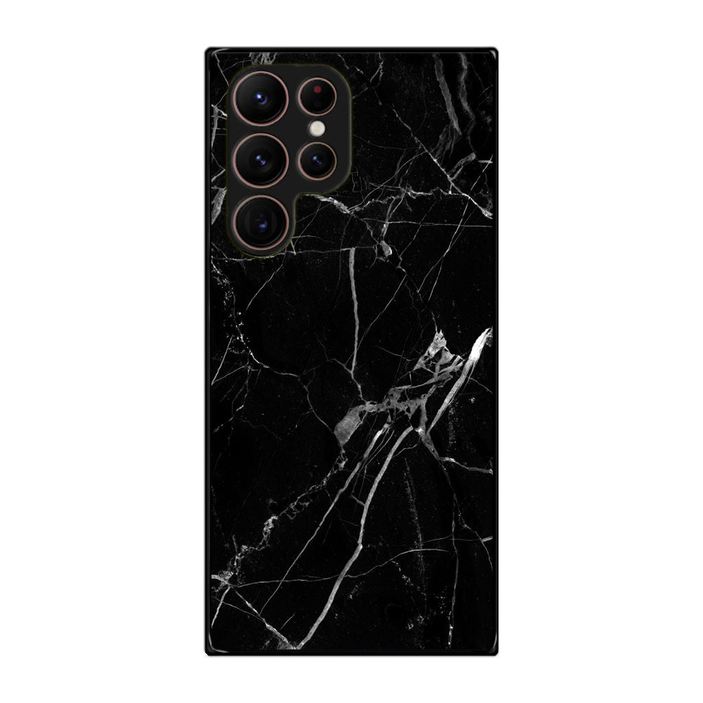 Black Marble Galaxy S22 Ultra 5G Case