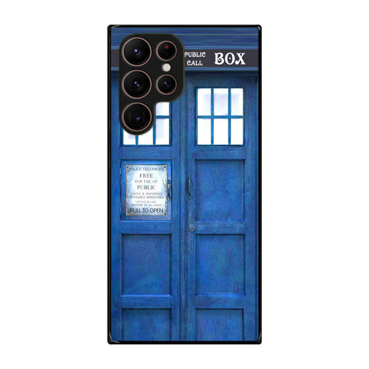 Blue Police Call Box Galaxy S22 Ultra 5G Case