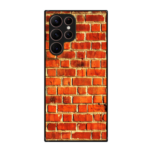 Brick Wall Pattern Galaxy S22 Ultra 5G Case