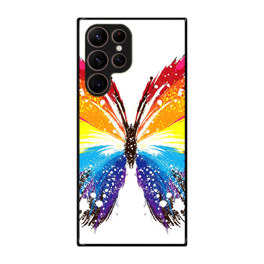 Butterfly Abstract Colorful Galaxy S22 Ultra 5G Case