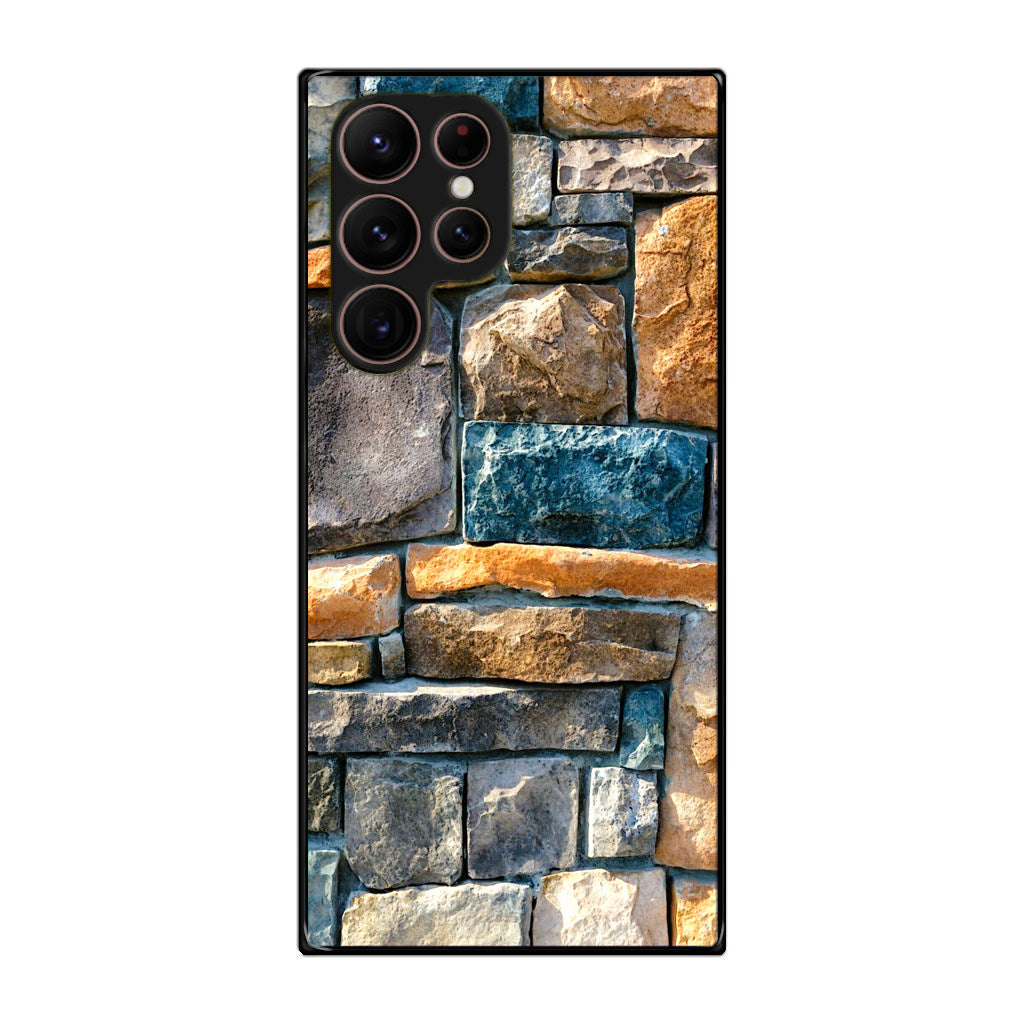 Colored Stone Piles Galaxy S22 Ultra 5G Case