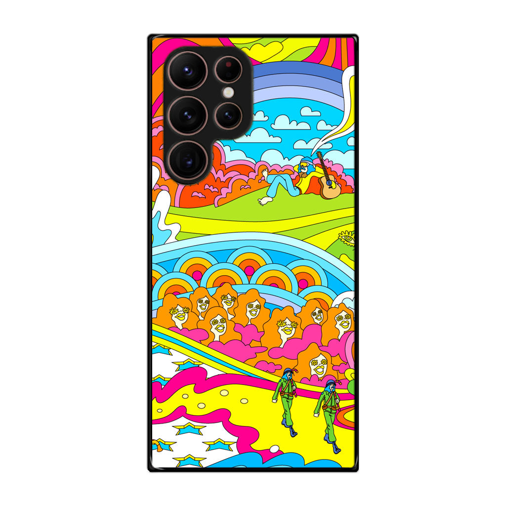 Colorful Doodle Galaxy S22 Ultra 5G Case