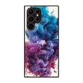 Colorful Dust Art on White Galaxy S22 Ultra 5G Case
