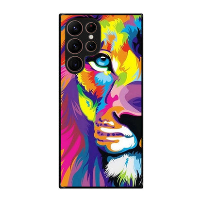 Colorful Lion Galaxy S22 Ultra 5G Case