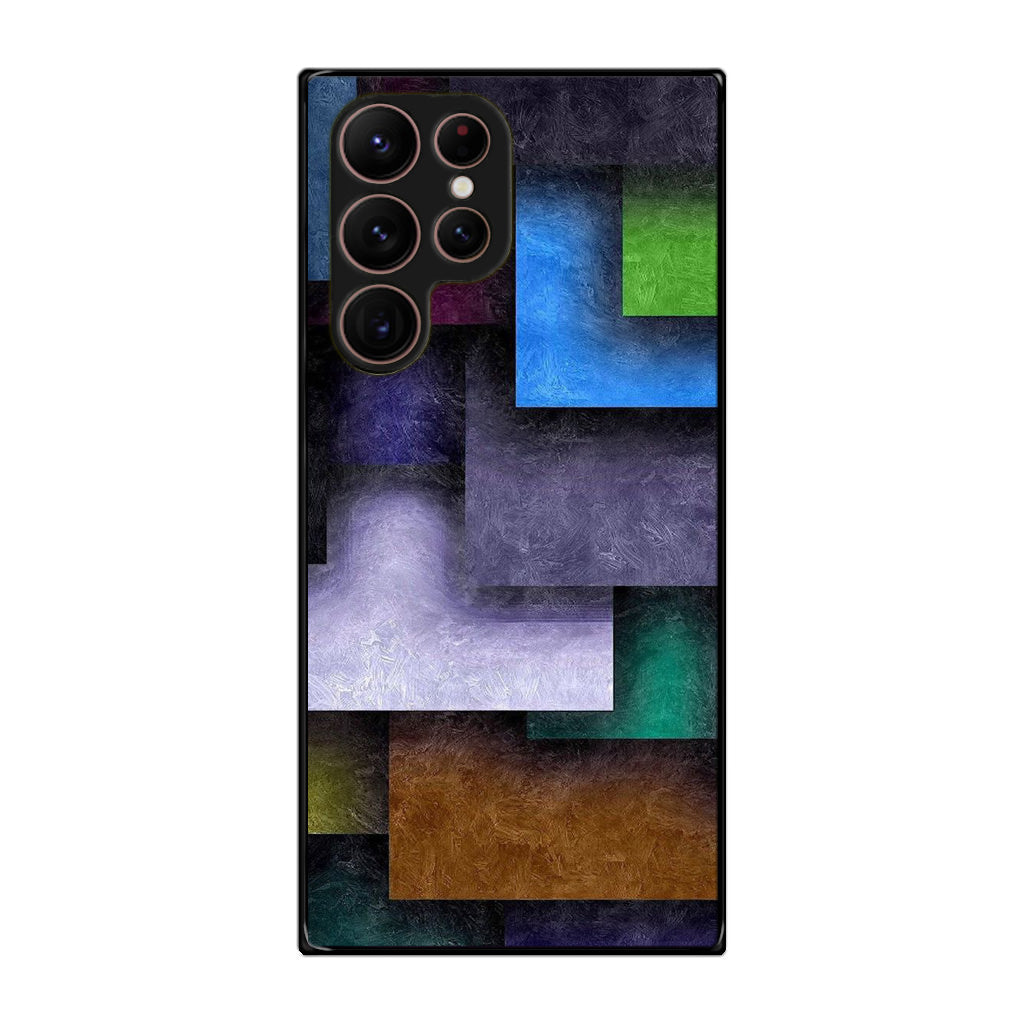 Colorful Rectangel Art Galaxy S22 Ultra 5G Case