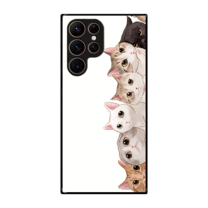 Cute Cats Vertical Galaxy S22 Ultra 5G Case