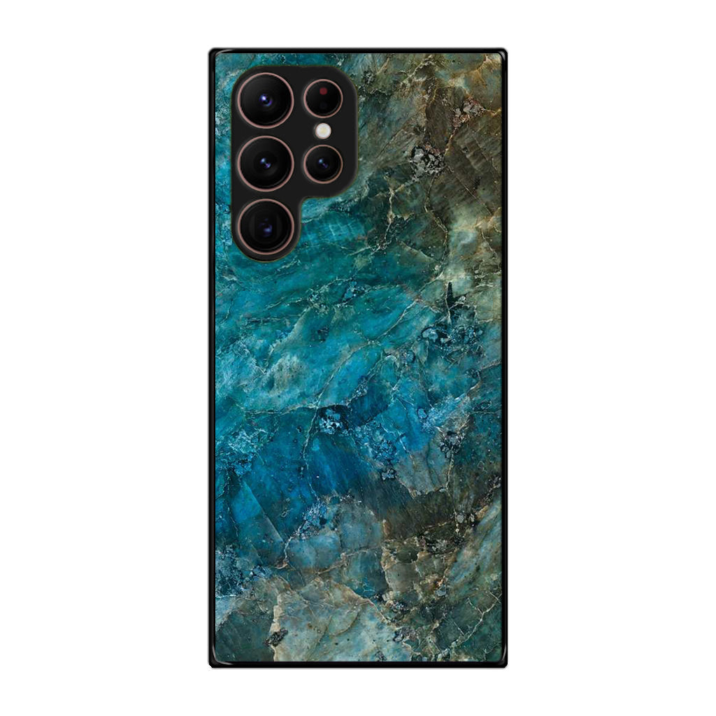 Deep Ocean Marble Galaxy S22 Ultra 5G Case