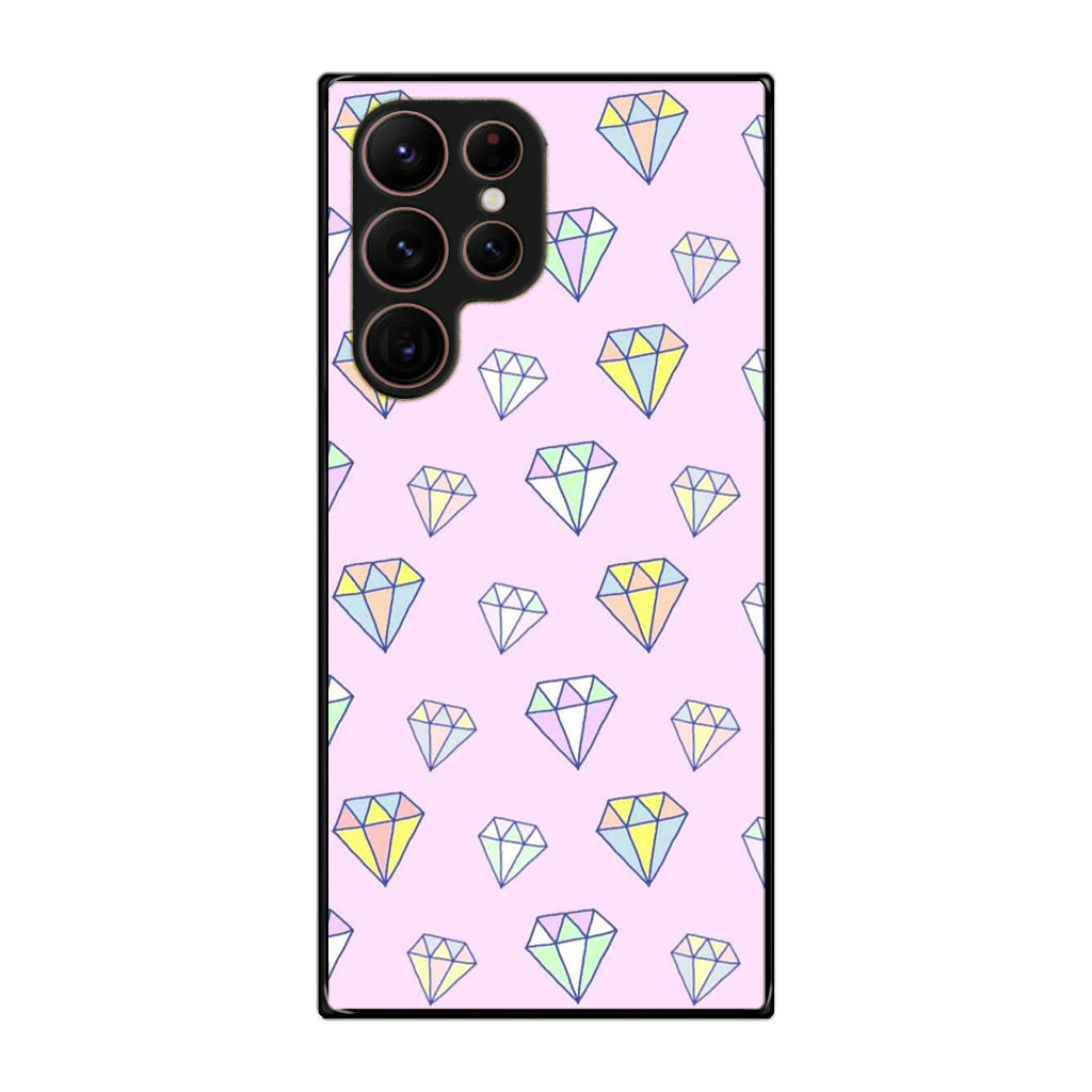 Diamonds Pattern Galaxy S22 Ultra 5G Case