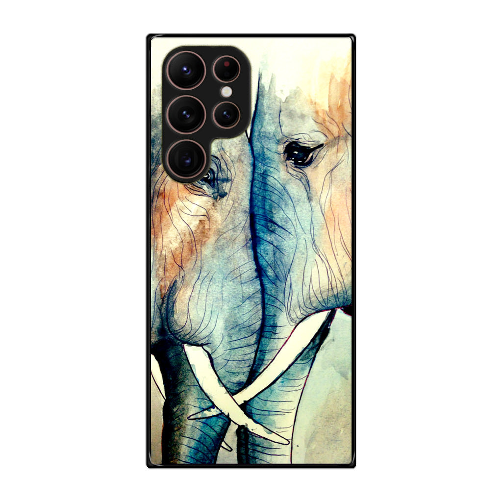 Elephants Sadness Galaxy S22 Ultra 5G Case