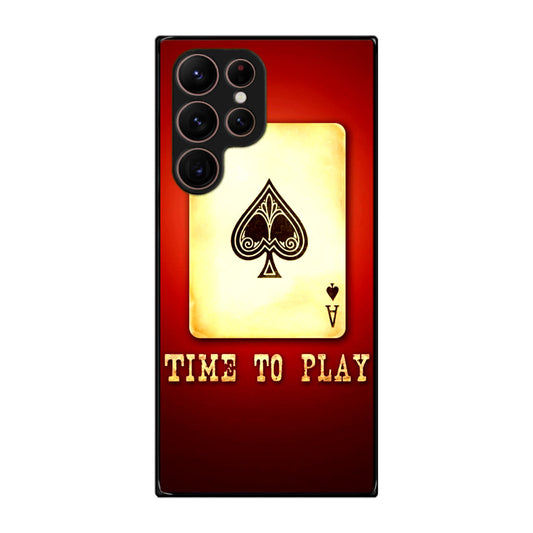 Game Card Time To Play Galaxy S22 Ultra 5G Case