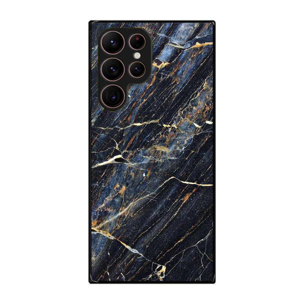 Golden Black Marble Galaxy S22 Ultra 5G Case