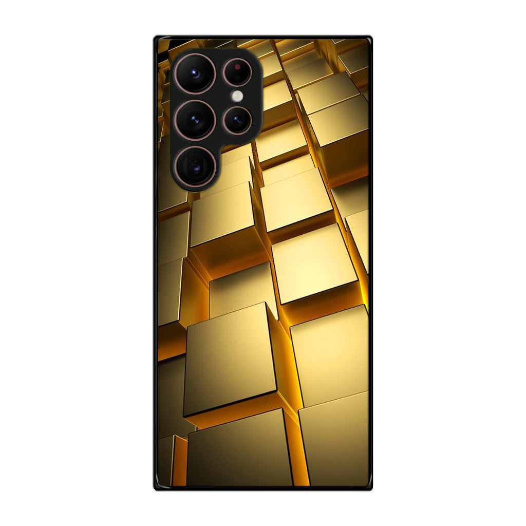 Golden Cubes Galaxy S22 Ultra 5G Case