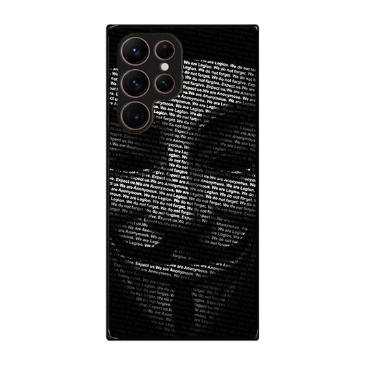 Guy Fawkes Mask Anonymous Galaxy S22 Ultra 5G Case