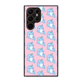 Horned Whales Pattern Galaxy S22 Ultra 5G Case