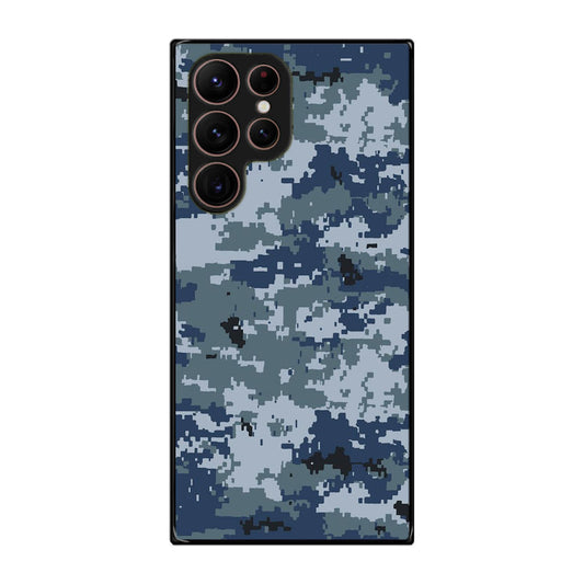 Navy Camo Galaxy S22 Ultra 5G Case