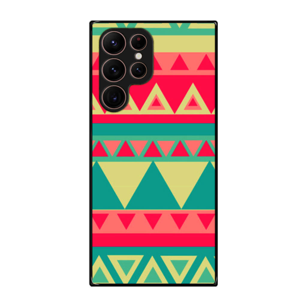 Old Aztec Pattern Galaxy S22 Ultra 5G Case