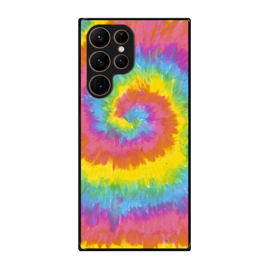 Pastel Rainbow Tie Dye Galaxy S22 Ultra 5G Case