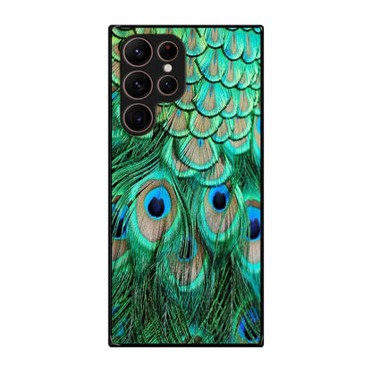 Peacock Feather Galaxy S22 Ultra 5G Case