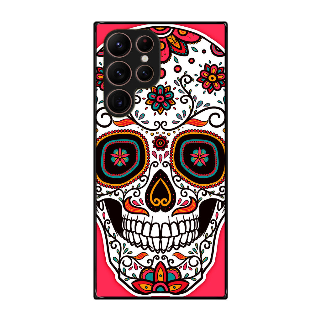 Pink Sugar Skull Galaxy S22 Ultra 5G Case