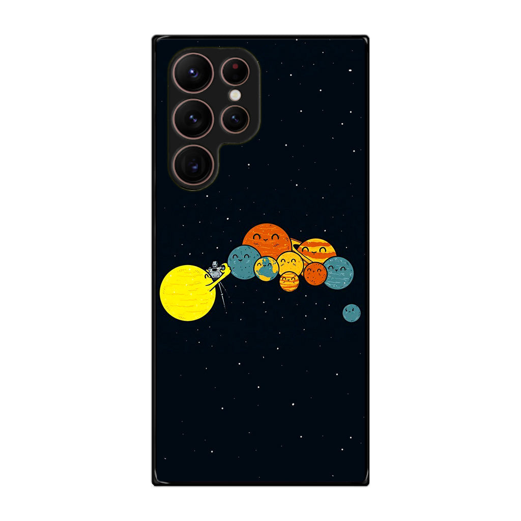 Planet Cute Illustration Galaxy S22 Ultra 5G Case