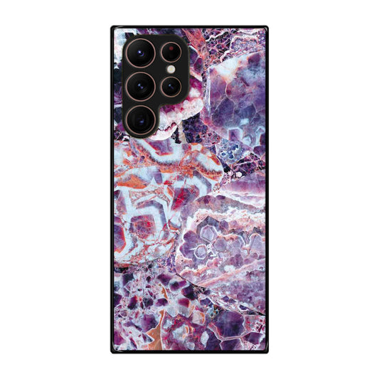 Purple Marble Galaxy S22 Ultra 5G Case