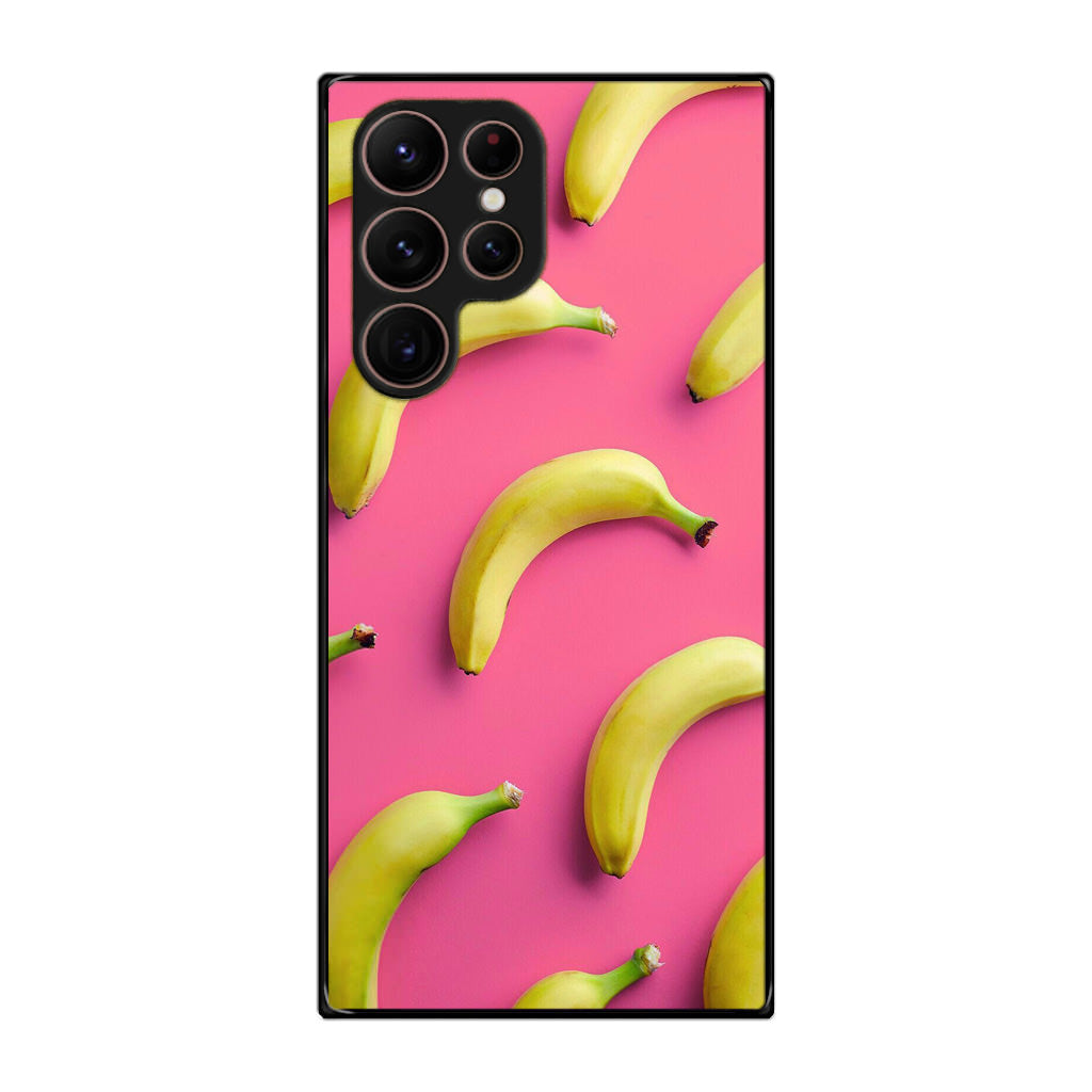 Real Bananas Fruit Pattern Galaxy S22 Ultra 5G Case