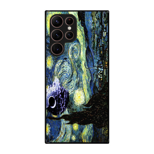 Skellington on a Starry Night Galaxy S22 Ultra 5G Case