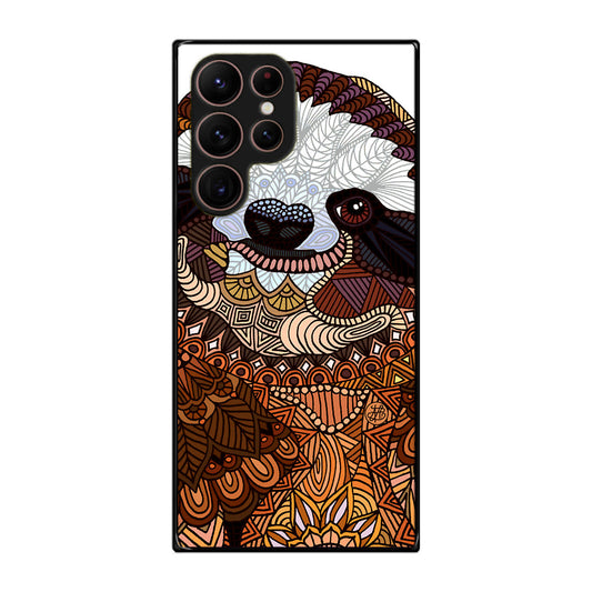 Sloth Ethnic Pattern Galaxy S22 Ultra 5G Case