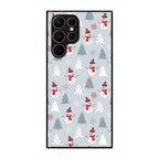 Snowmans Pattern Galaxy S22 Ultra 5G Case