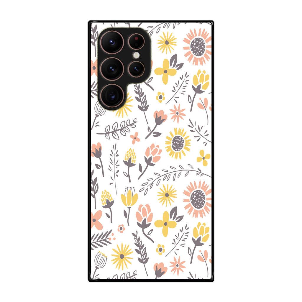 Spring Things Pattern Galaxy S22 Ultra 5G Case