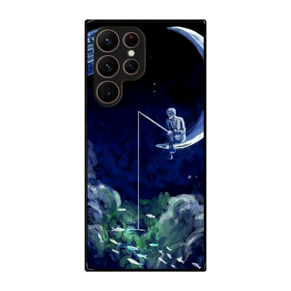 Tardis Walking To The Moon Galaxy S22 Ultra 5G Case