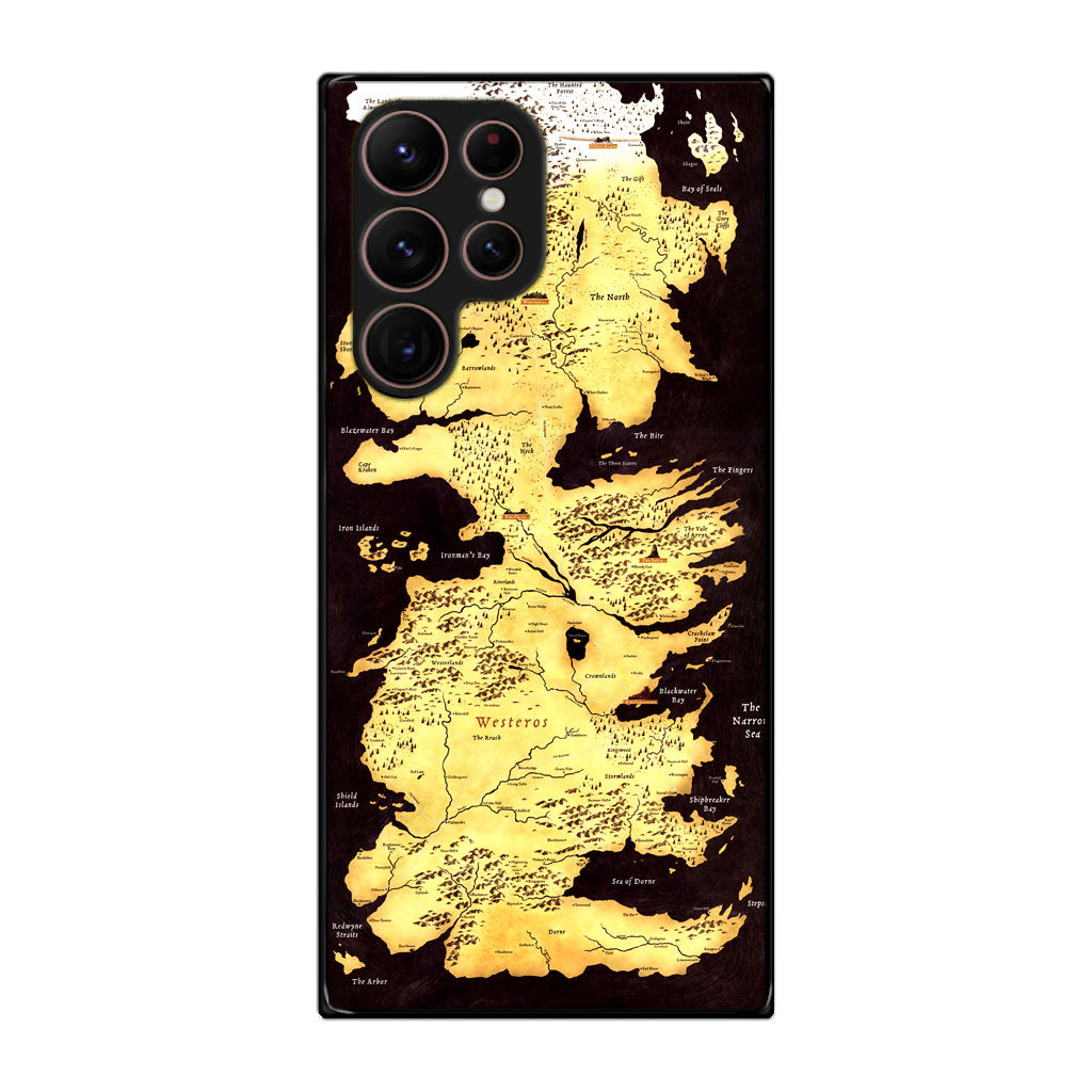 Westeros Map Galaxy S22 Ultra 5G Case