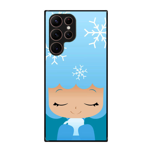 Winter Afro Girl Galaxy S22 Ultra 5G Case