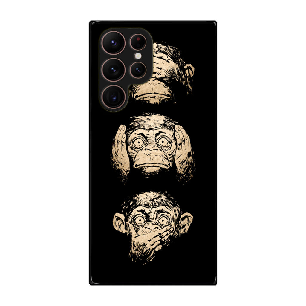 3 Wise Monkey Galaxy S22 Ultra 5G Case