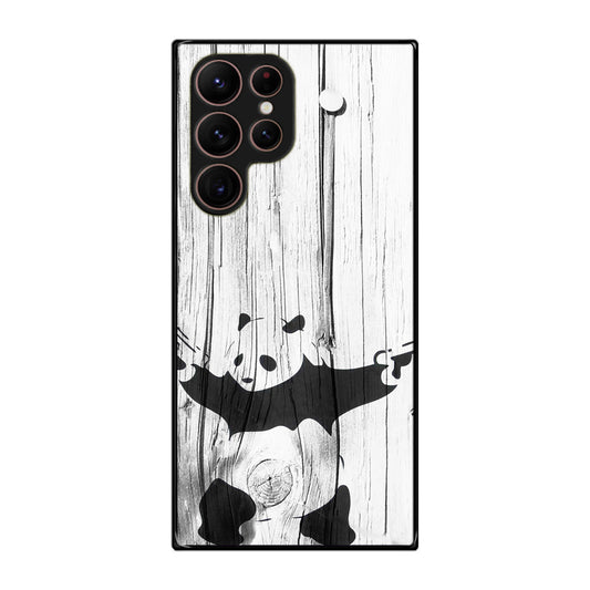 Banksy Graffiti Panda Galaxy S22 Ultra 5G Case