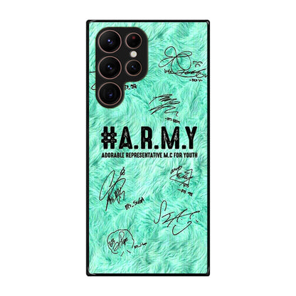 BTS Army Signature Galaxy S22 Ultra 5G Case