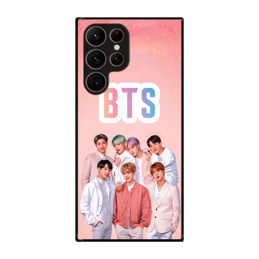 BTS Member in Pink Galaxy S22 Ultra 5G Case