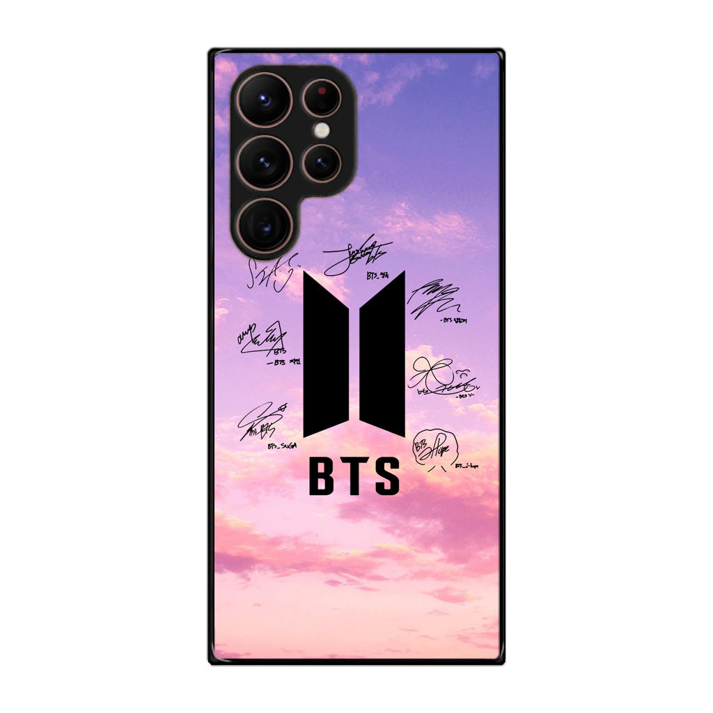 BTS Signature 2 Galaxy S22 Ultra 5G Case