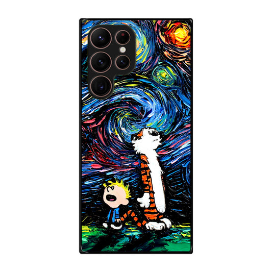 Calvin Art At Starry Night Galaxy S22 Ultra 5G Case