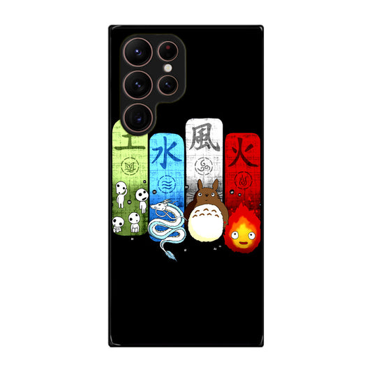 Ghibli Elemental Charms Galaxy S22 Ultra 5G Case