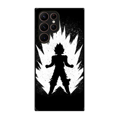 Goku Super Saiyan Black White Galaxy S22 Ultra 5G Case