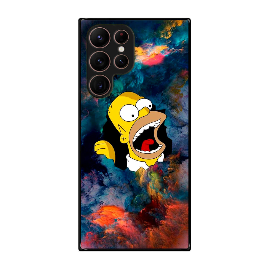 Homer Behind The Black Hole Galaxy S22 Ultra 5G Case