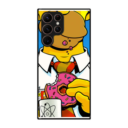 Homer Eats Donut Galaxy S22 Ultra 5G Case